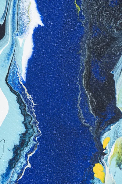 Abstrakte Kreative Textur Mit Weisser Und Blauer Olfarbe Kunstlerische Schaffen Stock Photo 190904734