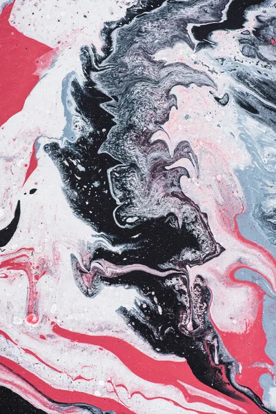 Абстрактна текстура з сірим і рожевим олійним живописом — стокове фото