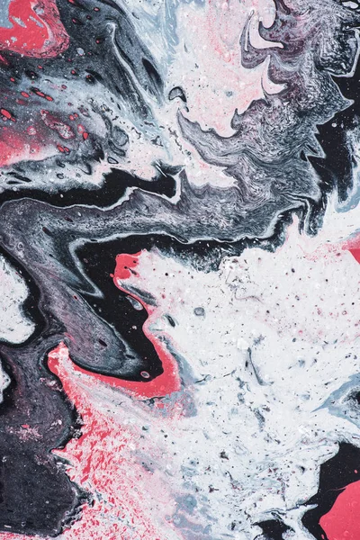 Abstract texture with grey and pink oil paint — Stock Photo
