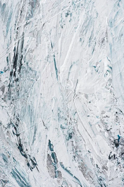Textura de arte con pinceladas de color azul claro y blanco de pintura al óleo — Stock Photo