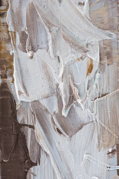 Творческий фон с бежевыми и коричневыми мазками кисти масляной краской — стоковое фото