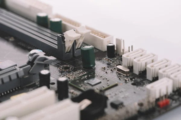 Vista de primer plano típica del zócalo de la computadora de escritorio — Stock Photo