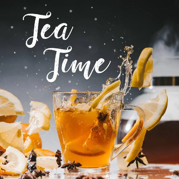 Heure du thé — Photo de stock