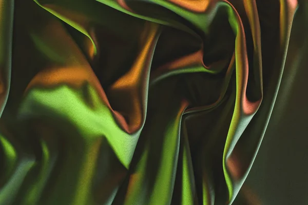 Immagine tonica di elegante tessuto di seta piegato sfondo — Foto stock