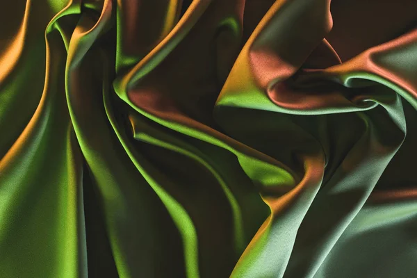 Immagine tonica di elegante tessuto di seta piegato sfondo — Foto stock