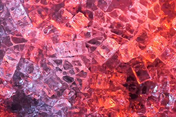 Vista superior de fundo texturizado de gelo vermelho e roxo abstrato — Fotografia de Stock