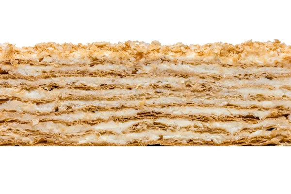 Текстура торта на белом — стоковое фото