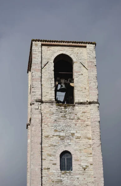 Glockenturm San Giovanni Battista Gubbio Italien — Stockfoto