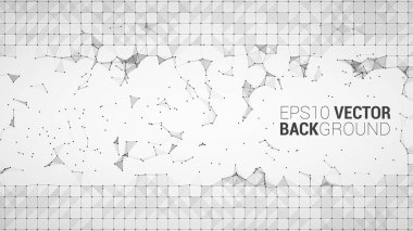 üçgen mozaik vektör arka plan tasarımı