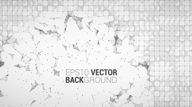 üçgen mozaik vektör arka plan tasarımı