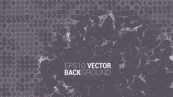 Triángulo mosaico vector fondo diseño — Vector de stock