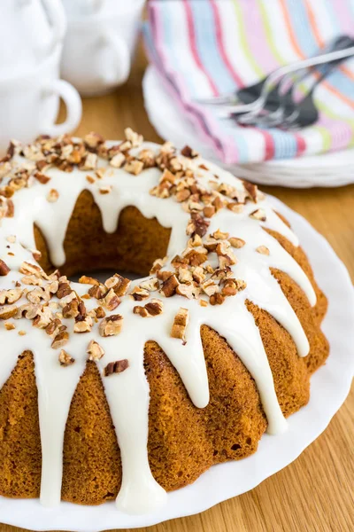 Fahéj tejföl torta — Stock Fotó