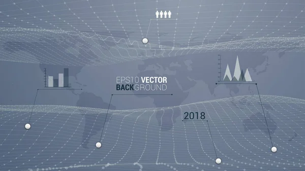 Infographic världen destination — Stock vektor