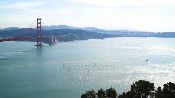 Γέφυρα Golden Gate στο Σαν Φρανσίσκο — Αρχείο Βίντεο