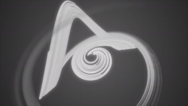 Abstrakt Retro Style Spline Rotation bakgrund — Stockvideo