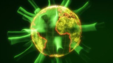 Virüs Yaratıcı Kavramlı Dünya