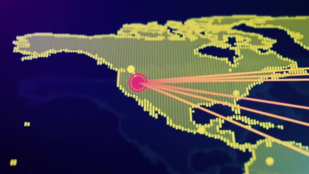 El virus de California se propaga por todo el mundo — Vídeos de Stock