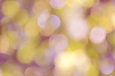 Doğal bokeh - sıcak renkler