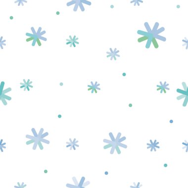 Vektör sorunsuz arka plan kış kar taneleri