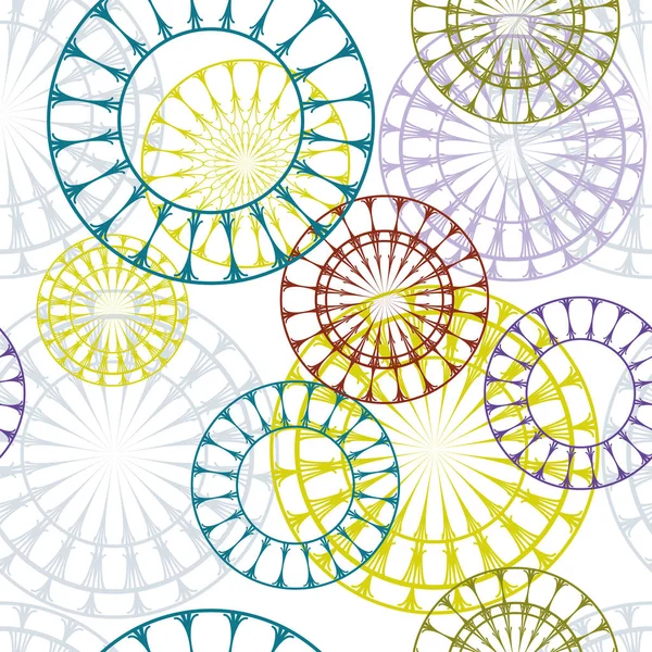 Vector abstract circles background — Stock Vector