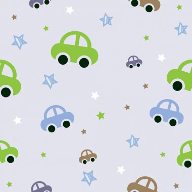 vektör arka plan sorunsuz desen bebek arabaları