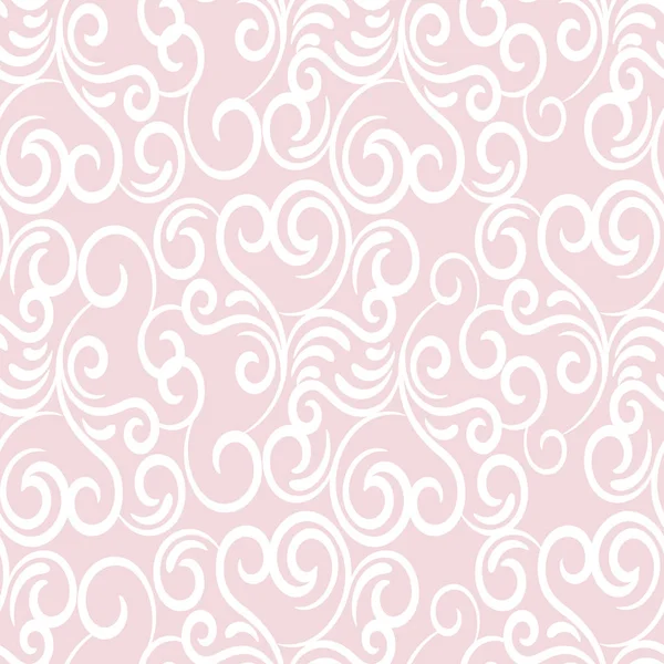 Vector Background Seamless Pattern Curls — Stock Vector