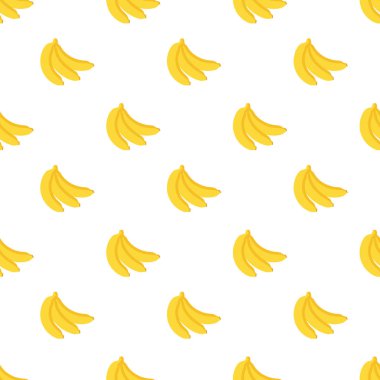 sorunsuz meyve desen sarı muz vektör