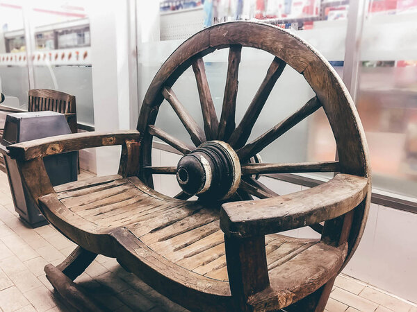 Old thai nine carts in front of store