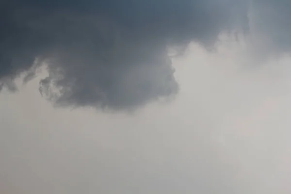 Nuvem Negra Trovoada Antes Chuva — Fotografia de Stock