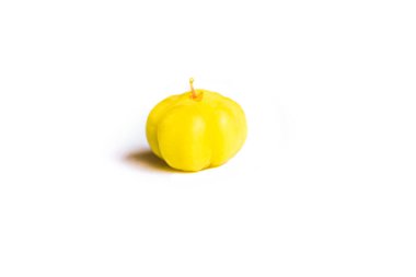 Yıldız Bektaşi üzümünü yakın plan ve beyaz arkaplanda izolasyon