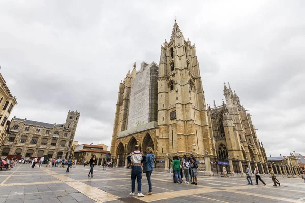 Catedral de León, España — Foto de Stock
