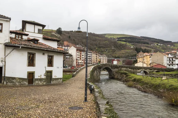 Cangas Del Narcea Spanje Traditionele Huizen Buurt Van Entrambasaguas Oudste — Stockfoto