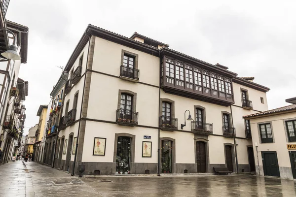 Кангас Дель Нарча Испания View Streets Houses Traditional Town Asturias — стоковое фото