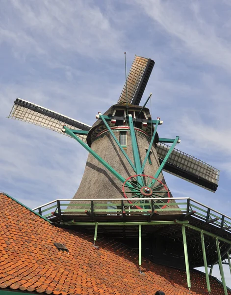 Gammal väderkvarn från Amsterdam — Stockfoto