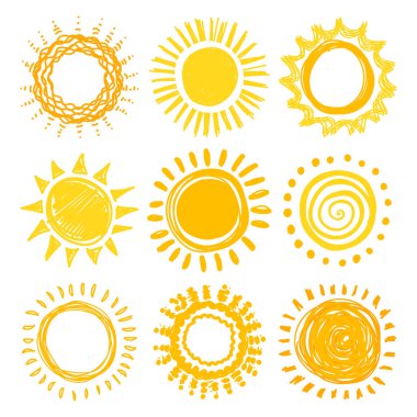 Sun set doodle