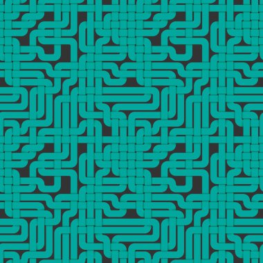 Soyut geometri örgülü seamless modeli. Parlak bir çizgi modern doku arka plan. Vektör çizim