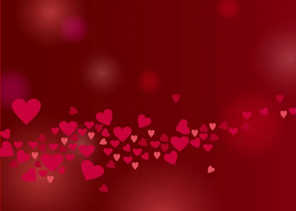 Аннотация Love Background Your Valentines Day Greeting Card Design Розовые — стоковый вектор