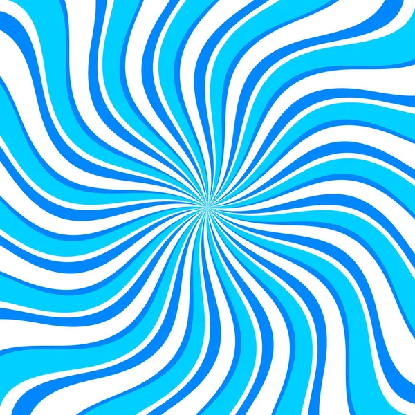 Curioso Azul Remolino Radial Patrón Fondo Ilustración Vectorial Para Textura — Archivo Imágenes Vectoriales