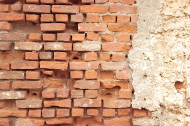 Kırmızı tuğla duvar / fotoğraf bir kırmızı tuğla duvar