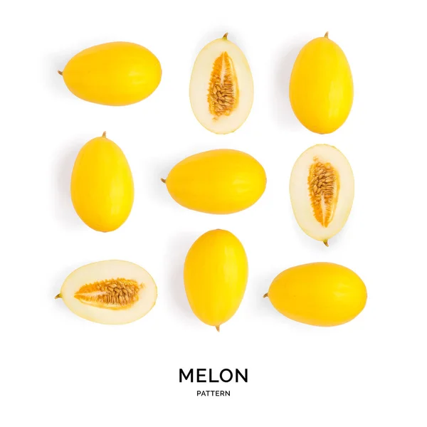 Modèle de melons disposés symétriquement — Photo