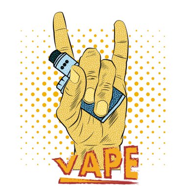 Pop sanat tarzı damla ve kutusunu mod yardım