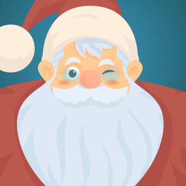 Noel Baba yakın çekim