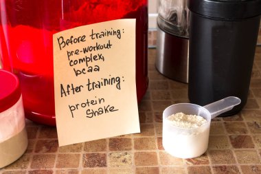 Spor beslenme, takviyeleri: protein, öncesi egzersiz kompleksi, bcaa ve (mutfakta Kýlavuzu) 