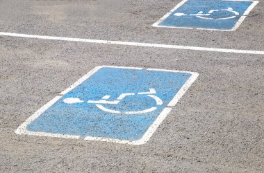 Engelli işareti otopark 