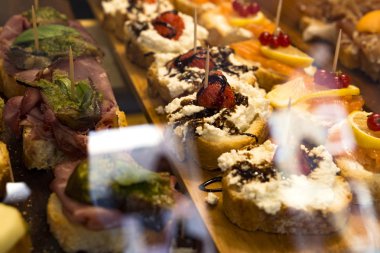 Cicchetti - İtalyan tapas, küçük farklı bir kablosuz aperatifler