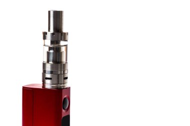 iki e-beyaz arka plan üzerinde izole sigara (elektronik sigara, vape) 