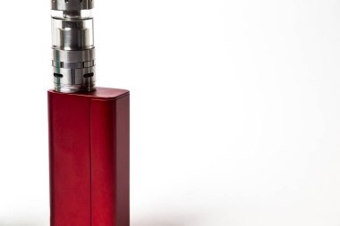e-sigara beyaz arka plan üzerinde izole (elektronik sigara, vape) 
