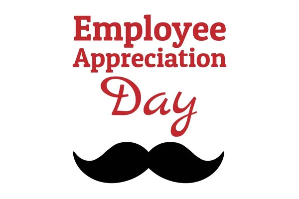 Employee Appreciation Day concept. First Friday in March. Holiday concept. Template for background, banner, card, poster with text inscription. Vector EPS10 illustration. — Stok Vektör