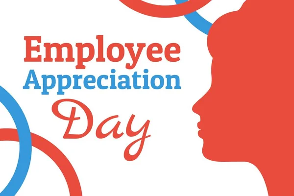 Employee Appreciation Day concept. First Friday in March. Holiday concept. Template for background, banner, card, poster with text inscription. Vector EPS10 illustration. — Stock Vector