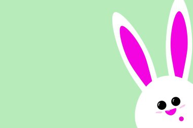 Fotokopi alanı olan paskalya konsepti. Metin yazma yeri olan tatil konsepti. Pankart, kart, poster için şablon. Vektör Eps10 illüstrasyonu.